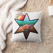 海スターサンセット クッション (ブランケット)