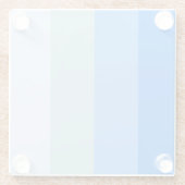 海ストライプ海 ガラスコースター (裏面)