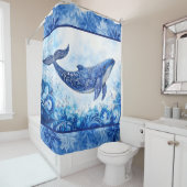 海スピリットブルーフロスト シャワーカーテン (インサイチュ)