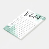 海スプレー水モノグラムの色To-Doリスト ポストイット (アングル)