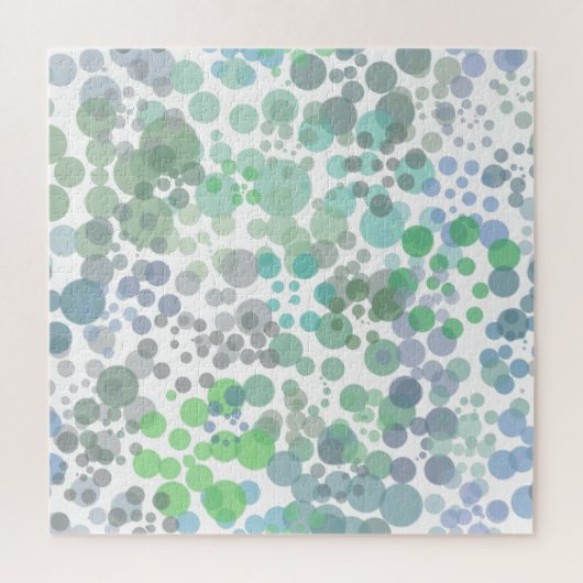 海スプレー水滴水彩アート ジグソーパズル (縦)