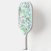 海スプレー水滴水彩アート ピックルボールラケット (左)