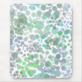 海スプレー水滴水彩アート マウスパッド (正面)