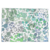 海スプレー水滴水彩アート ラージペーパーバッグ (裏面)