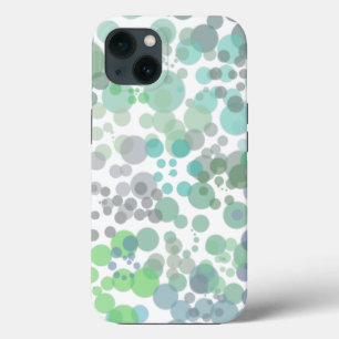 海スプレー水滴水彩アート iPhone 13ケース