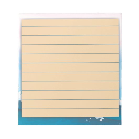 海スプレー ノートパッド (正面)