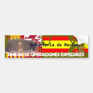 海スペインの王室の軍司令部 バンパーステッカー