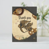 海ス疑問に思タンパンクの機械的な魚。 サンキューカード (スタンド正面)