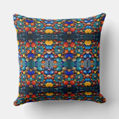 海ズジェムモザイク クッション (裏面)