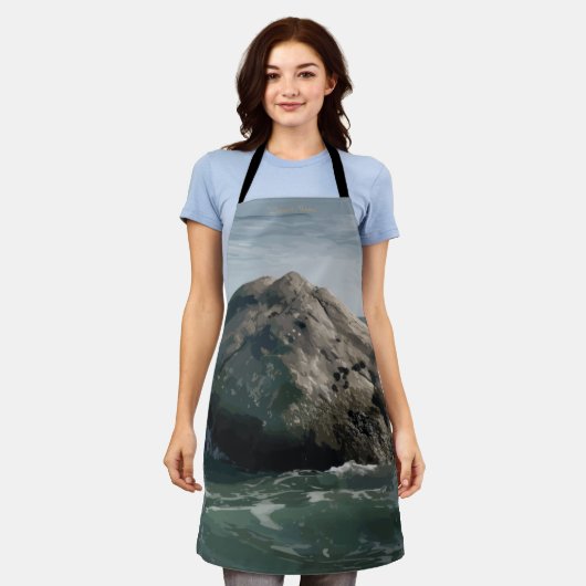 海センチネル エプロン (着用した状態)