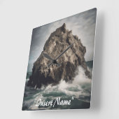 海センチネル スクエア壁時計 (傾斜)