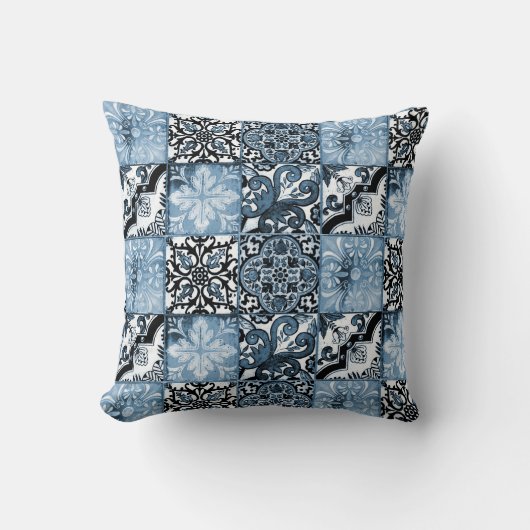 海タイル クッション (正面)