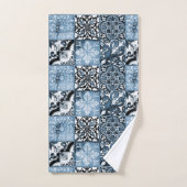 海タイル バスタオルセット (ハンドタオル)