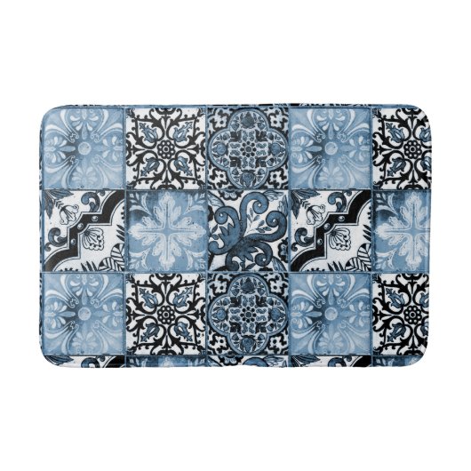 海タイル バスマット (正面)