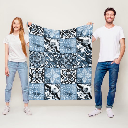 海タイル フリースブランケット (インサイチュ)