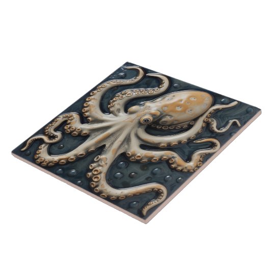 海タコイカ3D効果水産 タイル (側面)