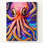 海タコ名前をカスタムする ノートブック (裏面)