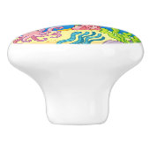 海チェーンセラミックドアノブ セラミックノブ (側面)