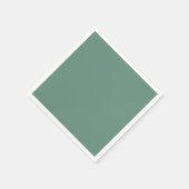 海ティール（緑がかった色）紙ナプキンス スタンダードカクテルナプキン (角)