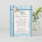 海テーマウェディングシャワー 招待状 (スタンド正面)