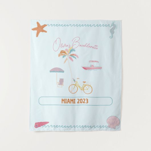 海テーマバチェロレッテ タペストリー (正面)