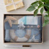 海デコシーシェルズライフセーバーデクページ 薄葉紙 (ギフト)