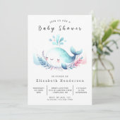 海デジタル鯨類ベビーシャワー 招待状 (スタンド正面)