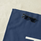 海ドライブマイアミフロリダ ビーチタオル (インサイチュ)