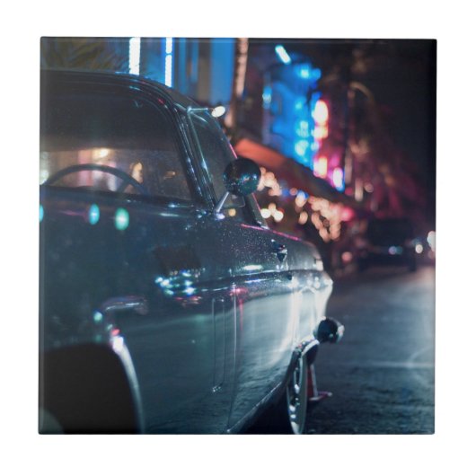 海ドライブヴィンテージ車 タイル (正面)