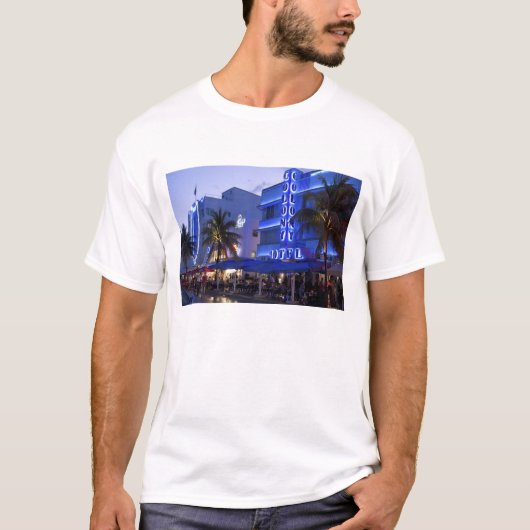 海ドライブ、南ビーチ、マイアミビーチ、2 Tシャツ (正面)