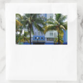 海ドライブ 長方形シール (バッグ)