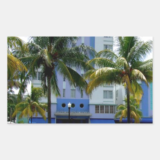 海ドライブ 長方形シール (正面)