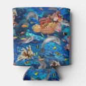 海ドルフィンズトロピカルサンゴ礁 缶クーラー (裏面)