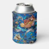 海ドルフィンズトロピカルサンゴ礁 缶クーラー (缶裏面)