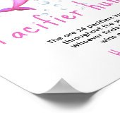 海ドルフィン – おしゃぶり狩りゲーム赤ちゃんシャワー ポスター (角)