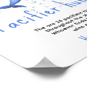 海ドルフィン – おしゃぶり狩りゲーム赤ちゃんシャワー ポスター (角)