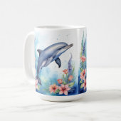 海ドルフィン コーヒーマグカップ (正面左)