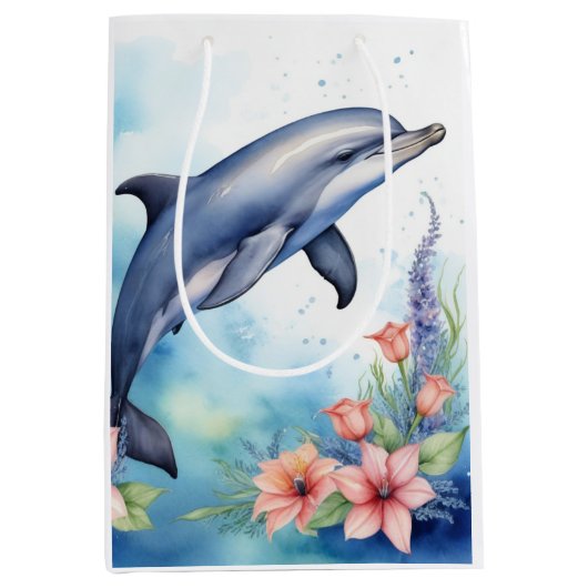 海ドルフィン ミディアムペーパーバッグ (正面)