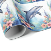 海ドルフィン ラッピングペーパー (ロールコーナー)