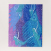 海ノマド、航海のファンタジーアートメルメイド&フィッシュ ジグソーパズル (縦)