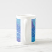 海ノマド、航海のファンタジーアートメルメイド&フィッシュ ボーンチャイナマグカップ (裏面)