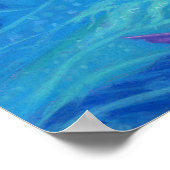 海ノマド、航海のファンタジーアートメルメイド&フィッシュ ポスター (角)