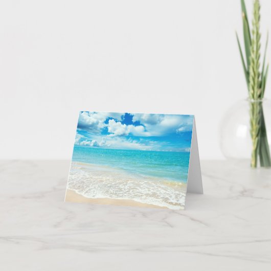 海ノートカードの表示 カード (正面)