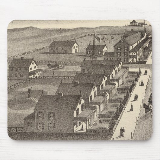 海ハウス，ポイントプレザント， NJ マウスパッド (正面)