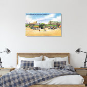 海ハウス、防波堤、駐車場 キャンバスプリント (インサイチュ (寝室))