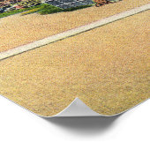 海ハウス、防波堤、駐車場 ポスター (角)