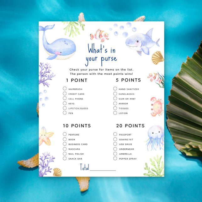 海ハンドバッグの赤ちゃんシャワーの中の動物のwhats (クリエイターアップロード済み)