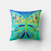 海バタフライ装飾用クッション クッション (裏面)