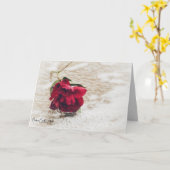 海バラ カード (黄色い花)