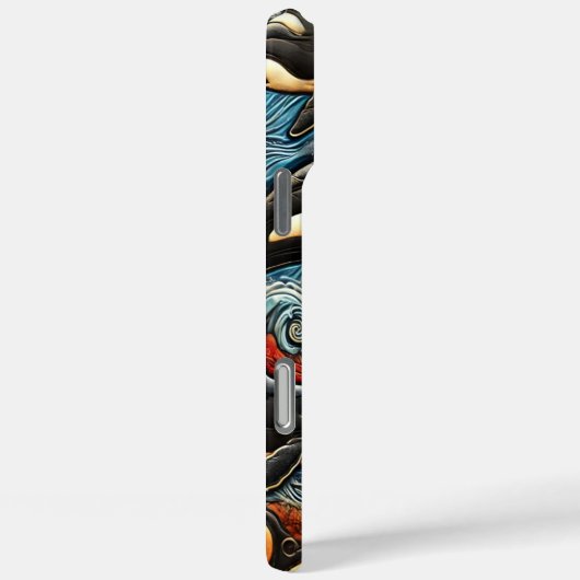 海バレエ:クジラと波 Case-Mate iPhoneケース (裏面 / 右)